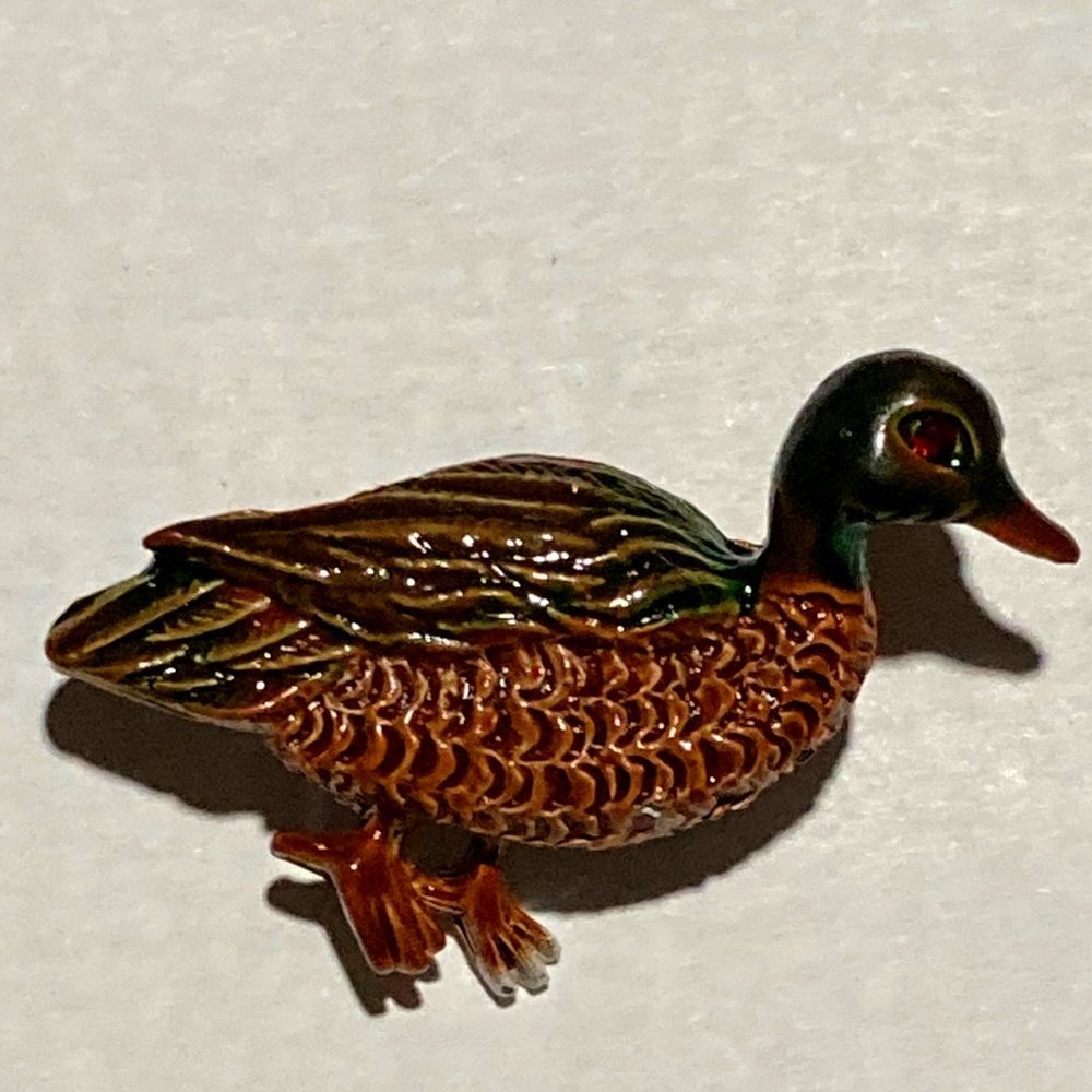 Vintage Gerry's duck brooch